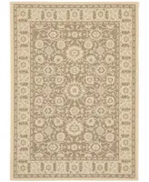 Safavieh Courtyard CY6126 and Creme 2'7" x 5' Outdoor Area Rug