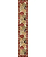 Safavieh Lyndhurst LNH320 Multi and Red 2'3" x 16' Runner Area Rug