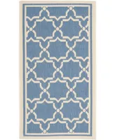 Safavieh Courtyard CY6916 Blue and Beige 2' x 3'7" Sisal Weave Outdoor Area Rug