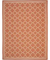 Safavieh Courtyard CY6918 Terracotta and Bone 8' x 11' Sisal Weave Outdoor Area Rug