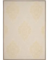 Safavieh Courtyard CY7133 Beige and Dark Beige 9' x 12' Outdoor Area Rug