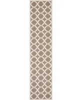 Safavieh Courtyard CY6913 and Bone 2'3" x 10' Sisal Weave Runner Outdoor Area Rug