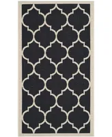 Safavieh Courtyard CY6914 Black and Beige 2' x 3'7" Sisal Weave Outdoor Area Rug