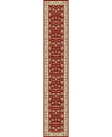 Safavieh Lyndhurst LNH312 Red and Ivory 2'3" x 14' Runner Area Rug