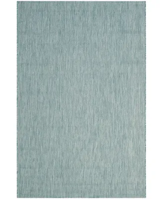 Safavieh Courtyard CY8520 Aqua 6'7" x 9'6" Sisal Weave Outdoor Area Rug