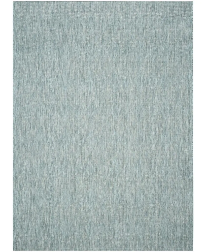 Safavieh Courtyard CY8522 Aqua 8' x 11' Outdoor Area Rug