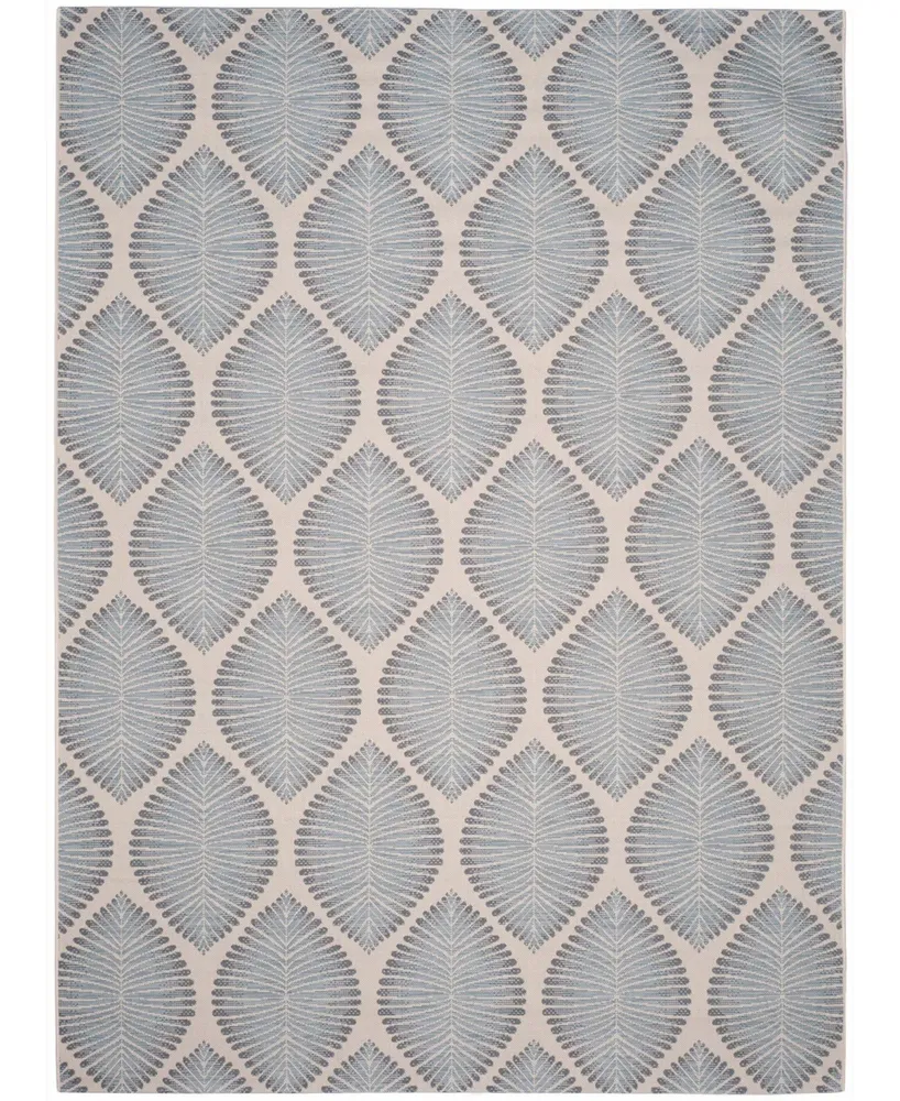 Safavieh Courtyard CY7504 Beige and Anthracite 8' x 11' Sisal Weave Outdoor Area Rug