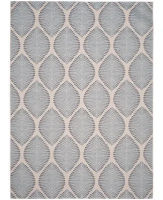 Safavieh Courtyard CY7504 Beige and Anthracite 8' x 11' Sisal Weave Outdoor Area Rug