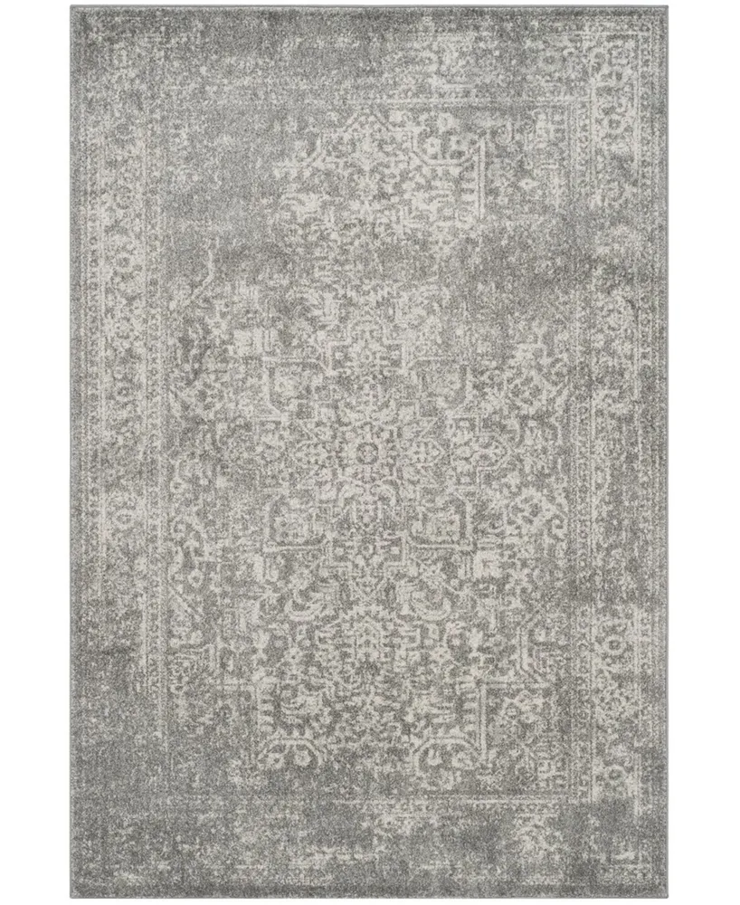 Safavieh Evoke EVK256 Silver and Ivory 10' x 14' Area Rug