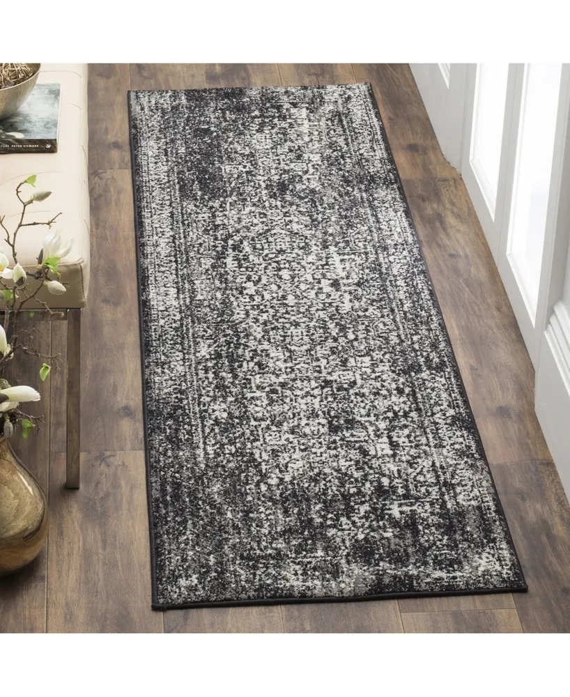 Safavieh Evoke EVK256 and 2'2" x 9' Runner Area Rug