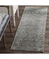 Safavieh Evoke EVK270 Grey and Ivory 2'2" x 7' Runner Area Rug