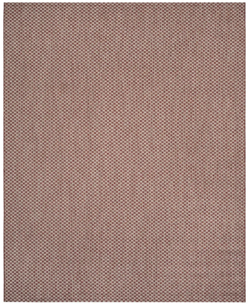 Safavieh Courtyard CY8653 Rust and Light Gray 8' x 11' Sisal Weave Outdoor Area Rug