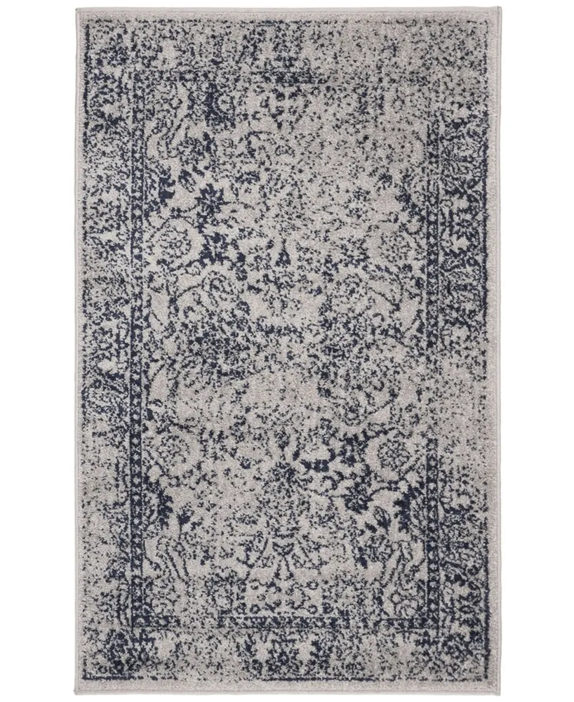 Safavieh Adirondack Navy and 3' x 5' Area Rug