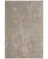 Safavieh Meadow MDW317 Ivory and Gray 3'3" x 5' Area Rug