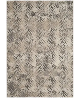 Safavieh Meadow MDW338 Ivory and Gray 6'7" x 9' Area Rug