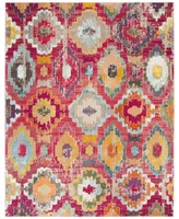 Safavieh Monaco MNC265 Red and Blue 9' x 12' Area Rug