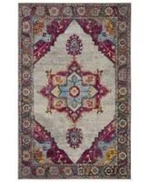 Safavieh Merlot MER108 Cream and Multi 6'7" x 9' Area Rug