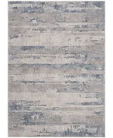 Safavieh Meadow MDW182 Gray and Navy 8' x 10' Area Rug