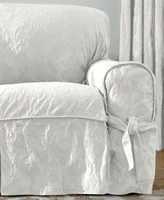 Sure Fit Matelasse Damask Slipcover Collection