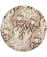 Safavieh Florida Shag SG457 5' x 5' Round Area Rug