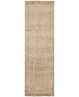 Safavieh Florida Shag SG454 Beige 2'3" x 15' Runner Area Rug