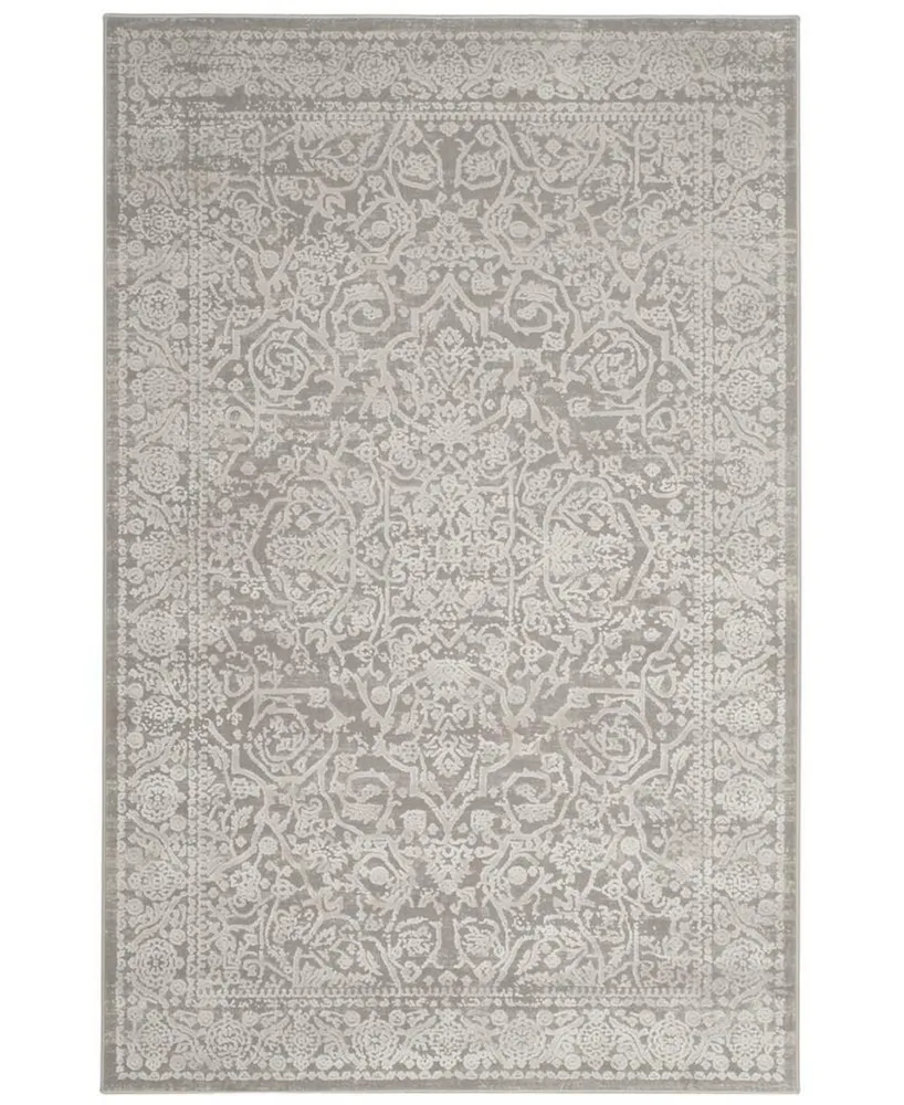 Safavieh Princeton PRN711 Gray and Beige 4' x 6' Area Rug