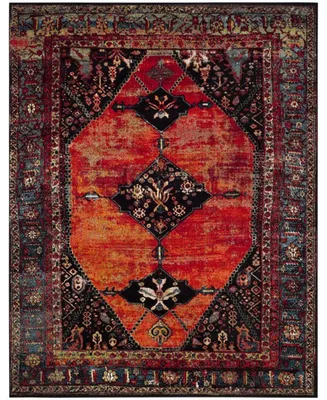 Safavieh Vintage Hamadan VTH217 Orange and Multi 9' x 12' Area Rug