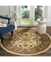 Safavieh Lyndhurst LNH211 Ivory and Tan 5'3" x 5'3" Round Area Rug