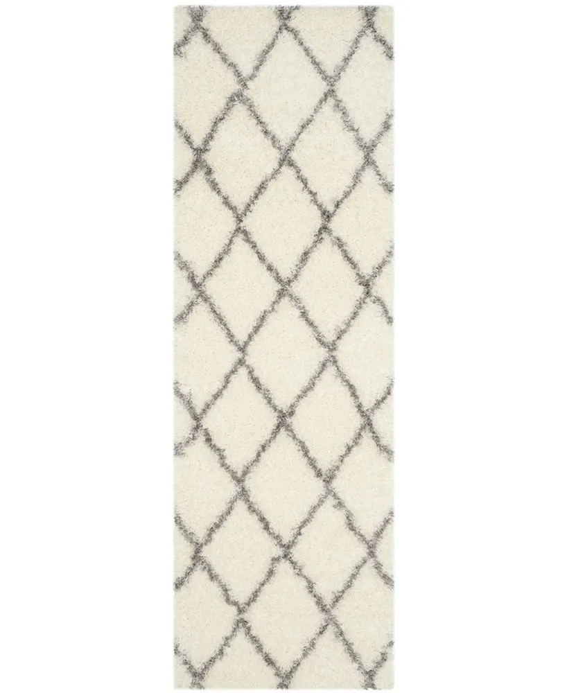 Safavieh Montreal SGM831 Ivory and Grey 2'3" x 7' Runner Area Rug