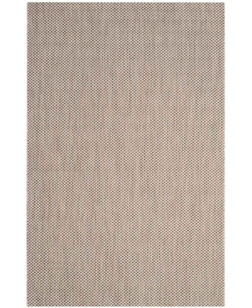 Safavieh Courtyard CY8521 Beige and 5'3" x 7'7" Sisal Weave Outdoor Area Rug