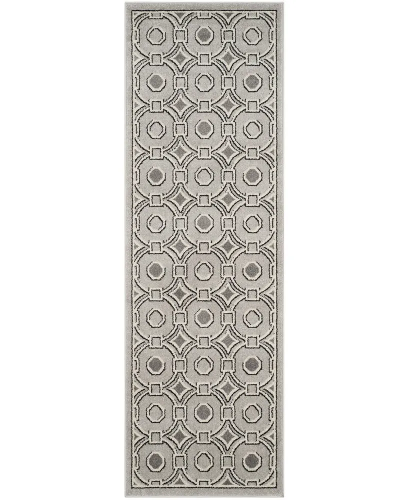 Safavieh Amherst AMT431 Light Grey and Ivory 2'3" x 7' Runner Area Rug