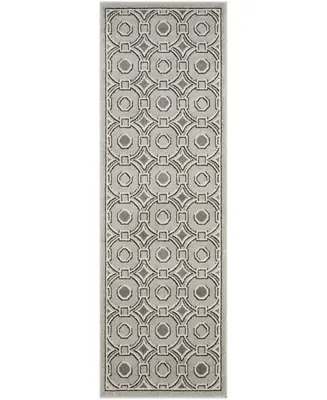 Safavieh Amherst AMT431 Light Grey and Ivory 2'3" x 7' Runner Area Rug