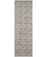 Safavieh Amherst AMT431 Light Grey and Ivory 2'3" x 7' Runner Area Rug