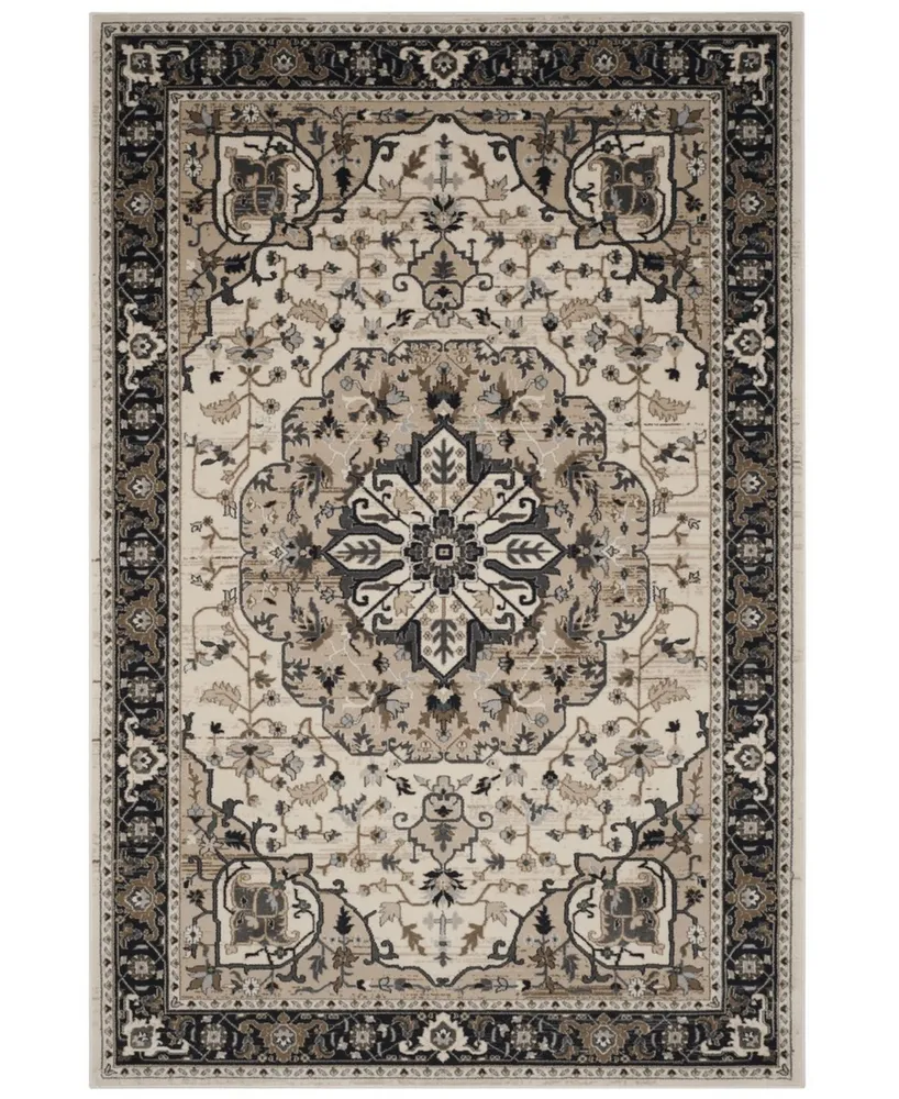 Safavieh Lyndhurst LNH334 Cream and Navy 6' x 9' Area Rug