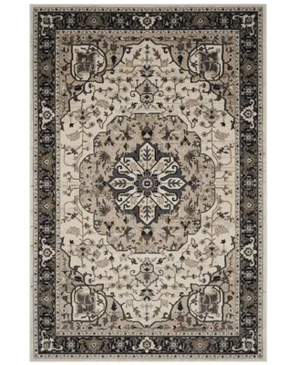 Safavieh Lyndhurst LNH334 Cream and Navy 6' x 9' Area Rug