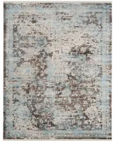 Safavieh Vintage Persian VTP417 Brown and Light Blue 8' x 10' Area Rug