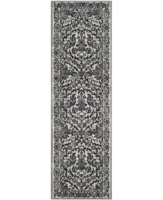 Safavieh Evoke EVK242 Ivory and Grey 2'2" x 7' Runner Area Rug