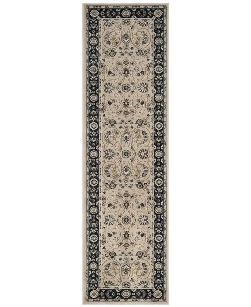 Safavieh Lyndhurst LNH340 Light Beige and Anthracite 2'3" x 8' Runner Area Rug