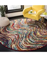 Safavieh Aruba ARB502 Multi 6'7" x 6'7" Round Area Rug