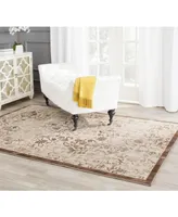 Safavieh Infinity INF566 Yellow and Brown 5'1" x 7'6" Area Rug