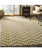 Safavieh Hampton HAM513 and Ivory 6'7" x 9'6" Outdoor Area Rug