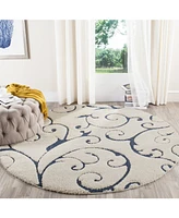 Safavieh Florida Shag SG455 6'7" x Round Area Rug