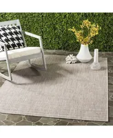 Safavieh Courtyard CY8576 Light Brown 5'3" x 7'7" Sisal Weave Outdoor Area Rug