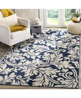 Safavieh Amherst AMT425 Navy and Ivory 5' x 8' Area Rug