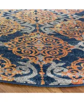 Safavieh Evoke EVK230 and 6'7" x 6'7" Round Area Rug