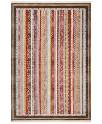 Safavieh Bokhara BOK137 Brown and Yellow 5' x 7'6" Area Rug