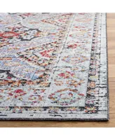 Safavieh Provance PRV185 Light Gray and Black 5'3" x 7'6" Area Rug