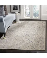 Safavieh Brentwood BNT809 Light Gray and Blue 5'3" x 7'6" Area Rug