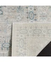 Safavieh Archive ARC671 Gray and Blue 5'1" x 7'6" Area Rug