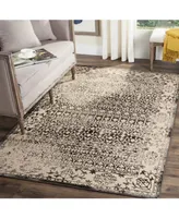 Safavieh Brilliance BRL506 Cream and Dark Gray 5'1" x 7'6" Area Rug